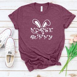 easter nurse bunny shirt, registered nurse tee, rn nurse outfits, nursing school t-shirt, nurse week gift, nurse student