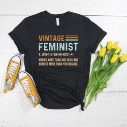 feminist vintage t-shirt, feminist description, womens rights tee, empowered woman tee, feminism gift, girl power shirt,