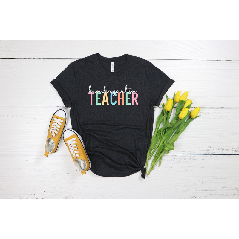 Kindergarten Teacher Shirt, Back to School T-Shirt, Gift for Kindergarten Teacher, Kindergarten Teacher Life Shirt, Teacher Appreciation Tee.jpg