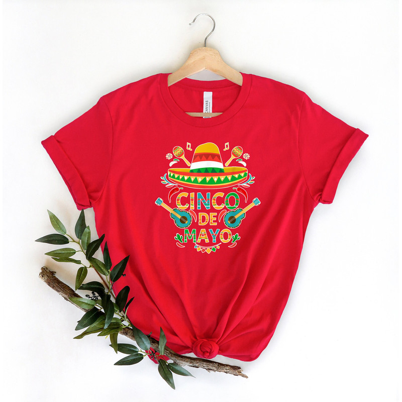 Cinco De Mayo Shirt, Let's Fiesta Shirt, Mariachi Shirt, Sombrero Hat Shirt, Fiesta Party Shirt, Mexican Party Shirt, Hispanic Party Shirt.jpg