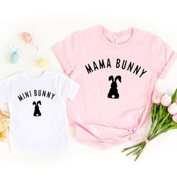 easter mama mini shirt, mama bunny shirt, mini bunny shirt, easter squad shirt, easter family shirt, easter matching, ha