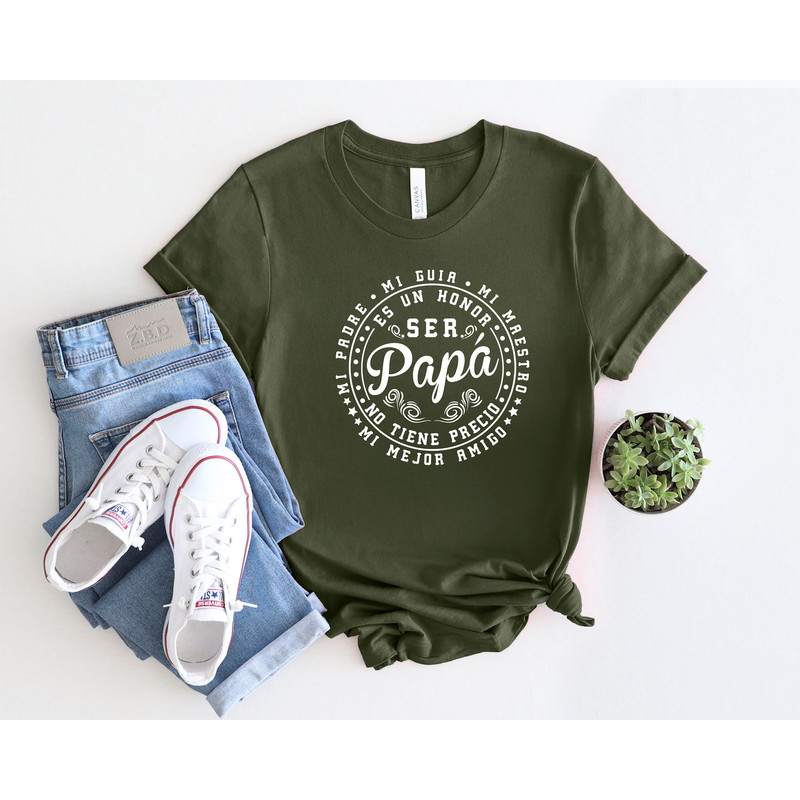 Es Un Honor No Tiene Precio Shirt, Ser Papa Shirt, Dad Life Shirt, Dad Shirt, New Dad Shirt, Best Father Shirt, Father's Day Shirt, Dad Gift.jpg