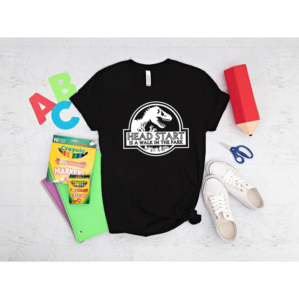 Head Start Is A Walk In The Park Shirt, Hello Head Start Shirt, Back To School Shirt, Head Start Dinosaur Shirt, Head Start Teacher Shirt.jpg