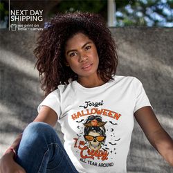 forget halloween i'm creepy all year round t shirt cute halloween kids shirt funny halloween hodie pumpkin sweatshirt mr