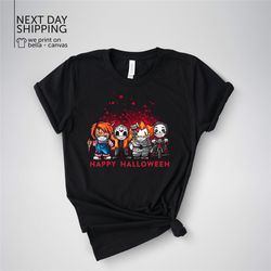 halloween killers sweatshirt cute halloween horror characters tee halloween horror friends shirt horror movie characters
