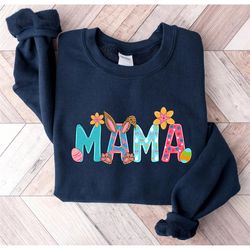 mama bunny shirt pregnancy shirt easter expecting mom top easter mom sweatshirt a2228
