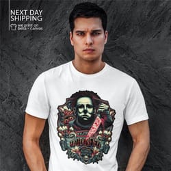 michael myers tshirt haddonfield shirt men halloween tee halloween horror movie sweatshirt halloween character long sle