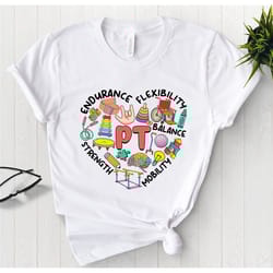 physical therapist shirt pediatric physical therapy shirt heart graphic tees physical therapist assistant clothing pt ap
