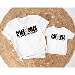 mama and mini shirts, mommy and me shirts, matching family shirt, matching mothers day shirt, mama mini matching shirt,