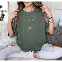 the star tarot card shirt, witch tarot card, tarot card shirt