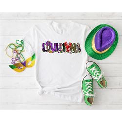 louisiana mardi gras sweatshirt, louisiana mardi gras sweater, scary louisiana crocodile sweatshirt, mardi gras gift, cr