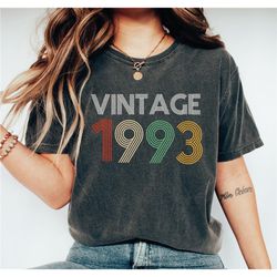 chemise vintage 1993, cadeau du 30e anniversaire pour femmes hommes elle lui, chemise du 30e anniversaire