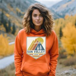 sun valley hoodie, national park sweatshirt, rocky mountain hoodie, idaho hoodie, hiking hoodie, travel shirt, sun valle