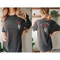 run little mouse sweatshirt, rose skeleton comfort shirt, haunting adeline sweat, dark romance merch, smut reader, book