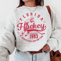 vintage florida panther crewneck sweatshirt \ t-shirt, florida est 1993, panther sweater, retro florida ice hockey shirt