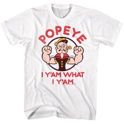 popeye the sailor man i yam what i yam cartoon tv shirt