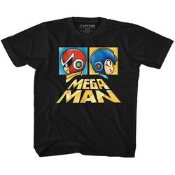 kids mega man proto man youth toddler gaming shirt