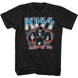 kiss alive 1977 rock and roll music shirt