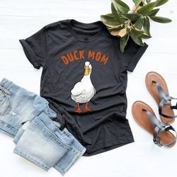 duck mom shirt, duck lover gift, v-neck, tank top, sweatshirt, hoodie