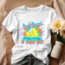 groovy duck around and find out shirt