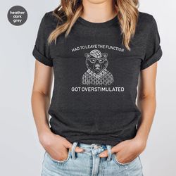 had to leave the function, vintage drawing tee shirts, funny raccoon meme t shirt, funny present trash panda t shirt, un