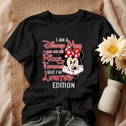 cute im a disney mom minnie mouse shirt