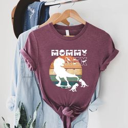 Mommy Rex Shirt,Dino Mommy T-Shirts, T-Rex Dinosaur Mom Tshirt,Mothers Day Gift,Funny Mom Graphic Tees,Boy Mom Shirt,Din