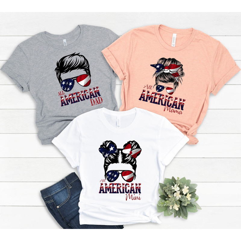 4th Of July Family Matching Party Shirt, American Family Shirt, 4th Of July Crew Shirt, Funny Fourth Of July Shirt, Patriotic Family Shirt.jpg
