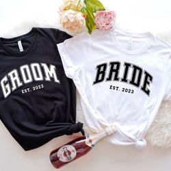 bride and groom shirt, wedding shirt, bride groom shirt set, custom bride and groom gift, bride to be shirt, bride and g