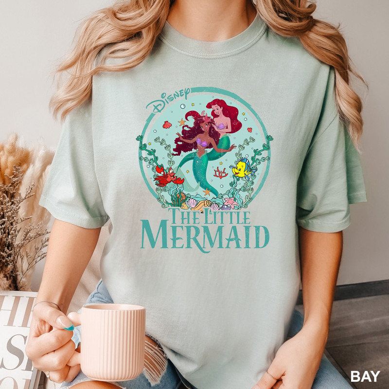 Comfort Colors The Little Mermaid Shirt, Disney T-shirt, Ariel Mermaid Shirt, Disney Ariel Shirt, 120996.jpg
