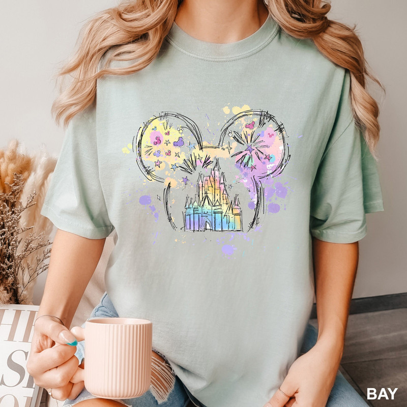 Disney Castle Shirt, Mickey Mouse Shirt, Disneyland Vacation Shirt, Disney Trip Family Shirt, 121006.jpg