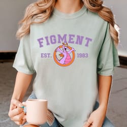 disney figment comfort color shirt, one little spark of inspiration, epcot figment shirt, disneyland shirt, disney trip,