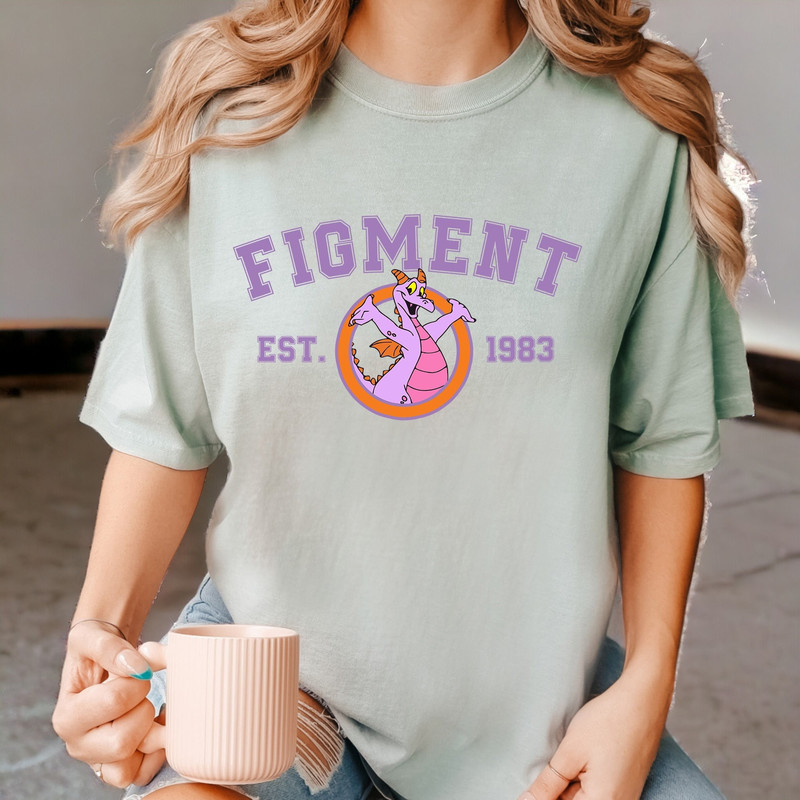 Disney Figment Comfort Color Shirt, One Little Spark of Inspiration, Epcot Figment Shirt, Disneyland Shirt, Disney Trip, 120971.jpg