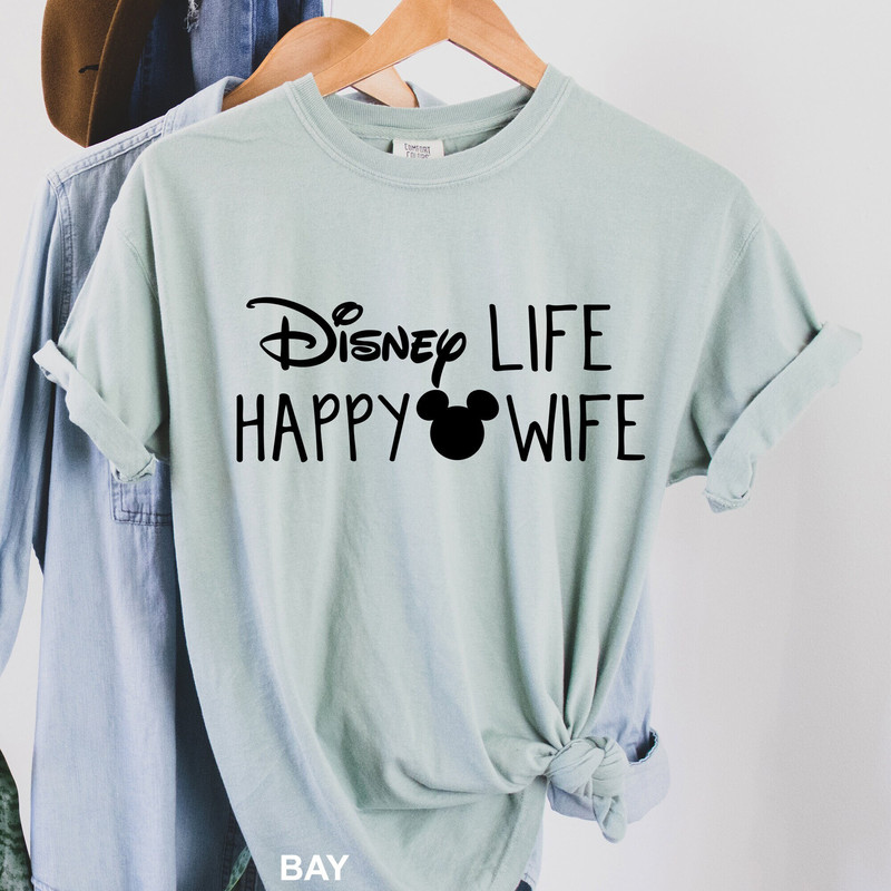 Disney Shirt, Disney Life Happy Wife, Disney Group Shirts, Disney Family Shirts, Disney Vacation Shirts, Mickey Mouse Shirt, 120879.jpg
