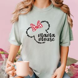 minnie mom shirt, mama mouse shirt, mothers day shirt, mommy and me shirts, disney mom shirt, happy mothers day