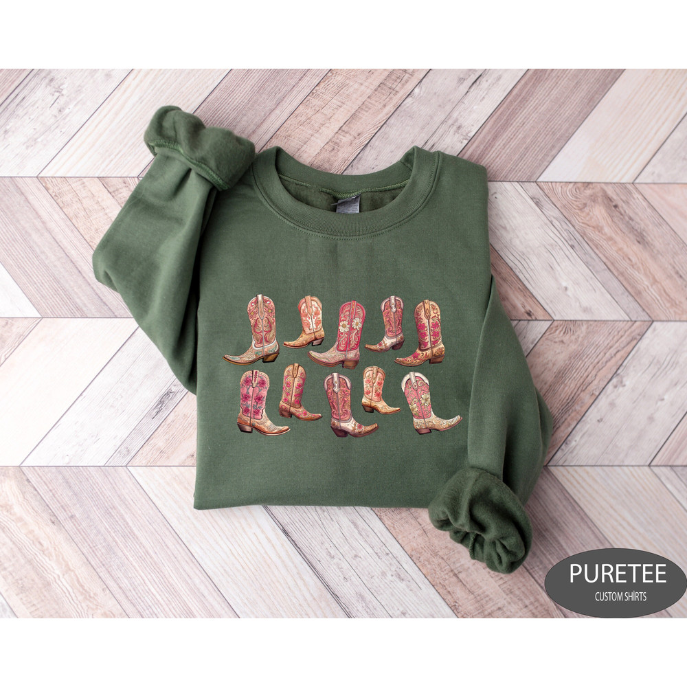 Cowgirl Boots Shirt, Country Concert Tee, Western Graphic Tee for Women, Cowgirl Shirt, Western, Oversized Graphic Tee, Cute Country Shirts.jpg