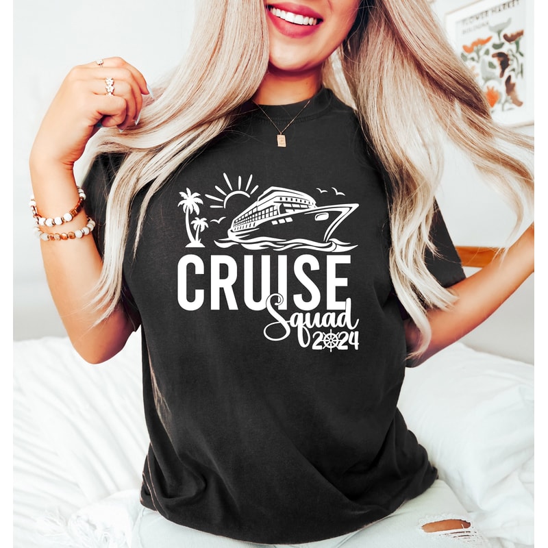 Cruise Squad 2024 Shirt, Family Cruise Shirts, Cruise Gift, Cruise Vacation Tee, Girls Trip Shirt, Travel Shirt, Funny Group Cruise T Shirt.jpg