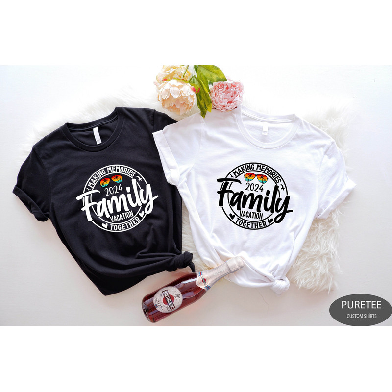Family Vacation 2024 Making Memories Together Shirt, Summer Vacation Tee, Family Travel Shirt, Family Cruise Shirts, Family Holiday Shirt.jpg