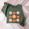Flowers and Pumpkins Sweatshirt, Pumpkin Fall Tee, Fall Lover Tshirt, Cute Pumpkin Tshirt, Cozy Fall Sweatshirt, Family Thanksgiving Shirt.jpg