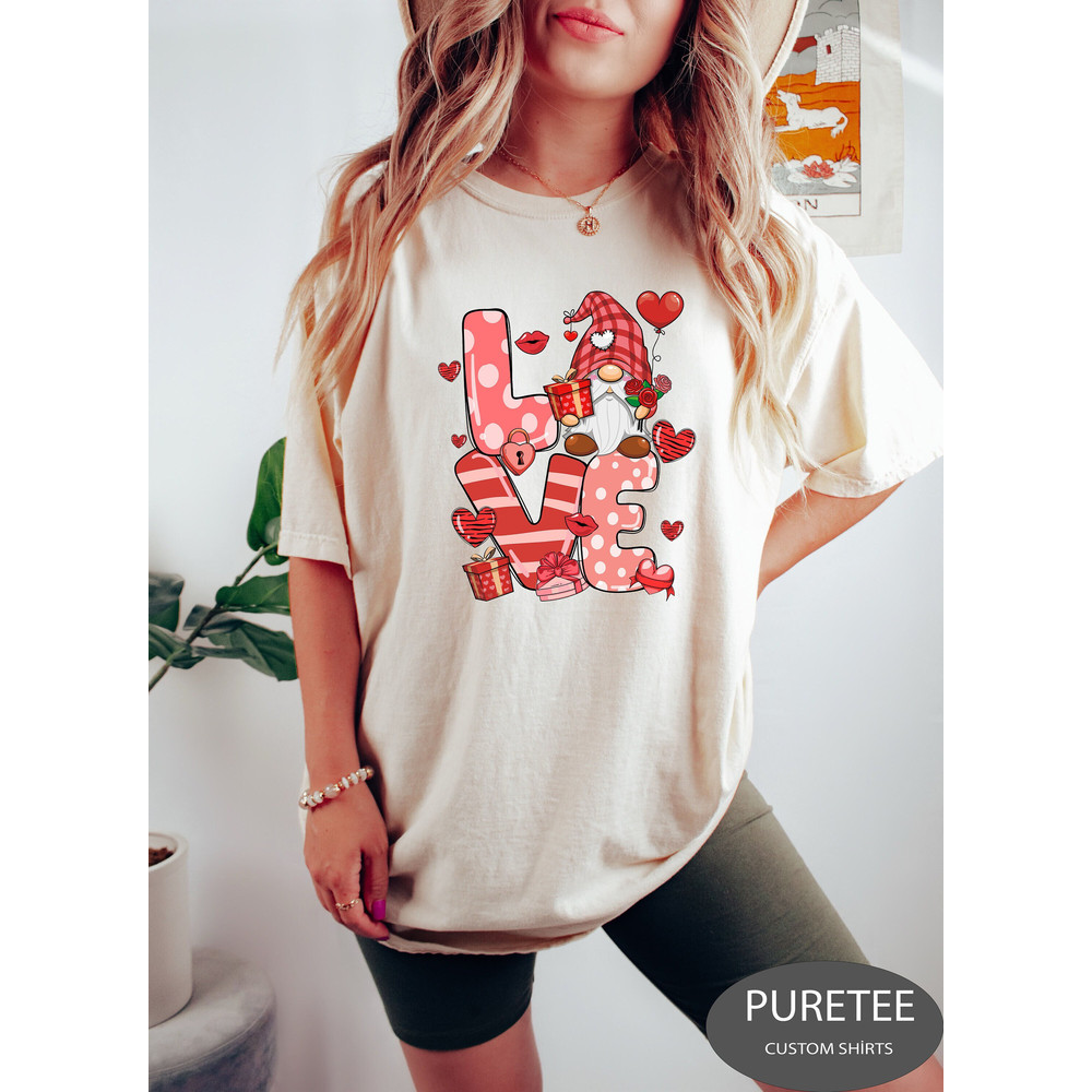 Gnomes Valentine's Day, Gnomes Valentines, Valentines Day Shirt, Cute Valentine Shirts, Gift For Her Valentines Day, Valentines Day Gift.jpg