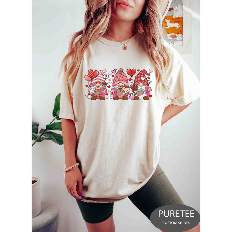 Gnomes Valentines, Gnomes Valentines Shirts, Valentines Day Tshirt, Cute Valentine Shirts, Gnomes Valentine's Day, Valentines Day Shirt.jpg