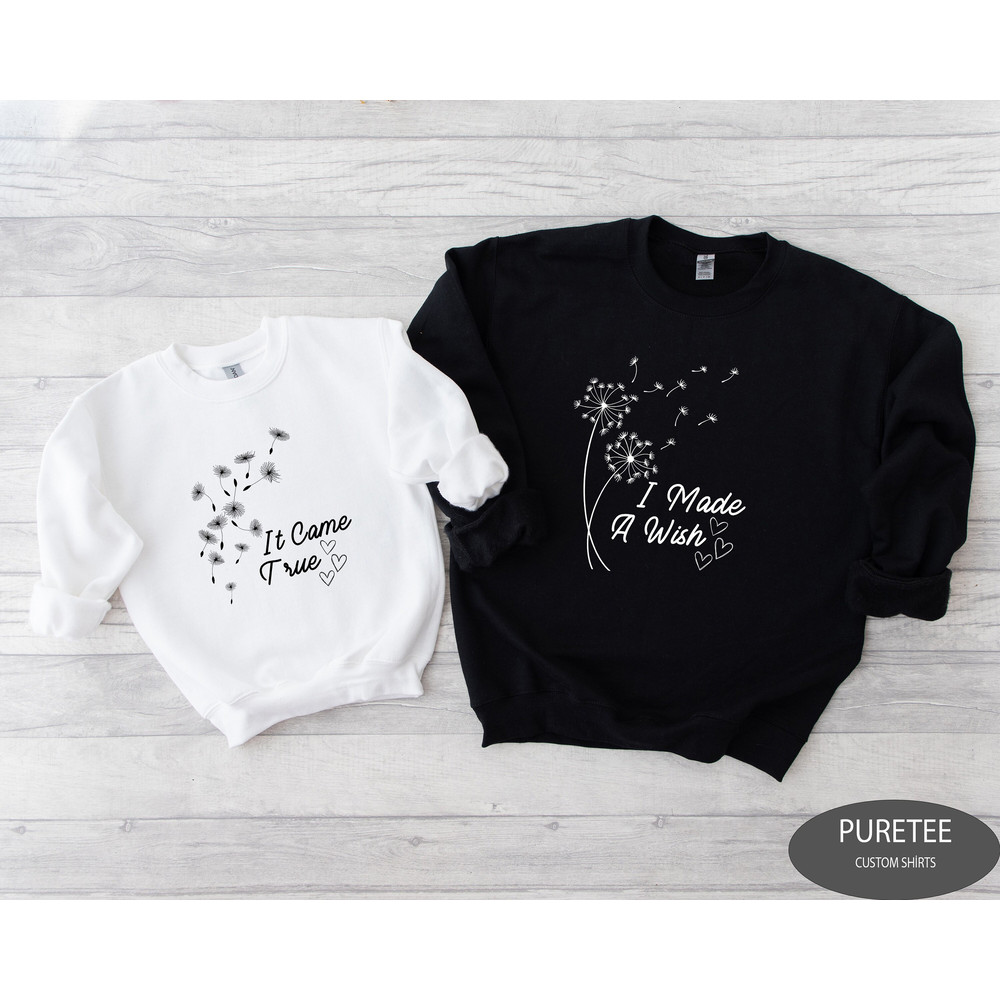 I Made A Wish I Came True, Baby Shower Gift, Mother Daughter Shirts, Matching Mommy and Me Shirt, New Mom Gift Idea, Baby and Mama Shirt.jpg