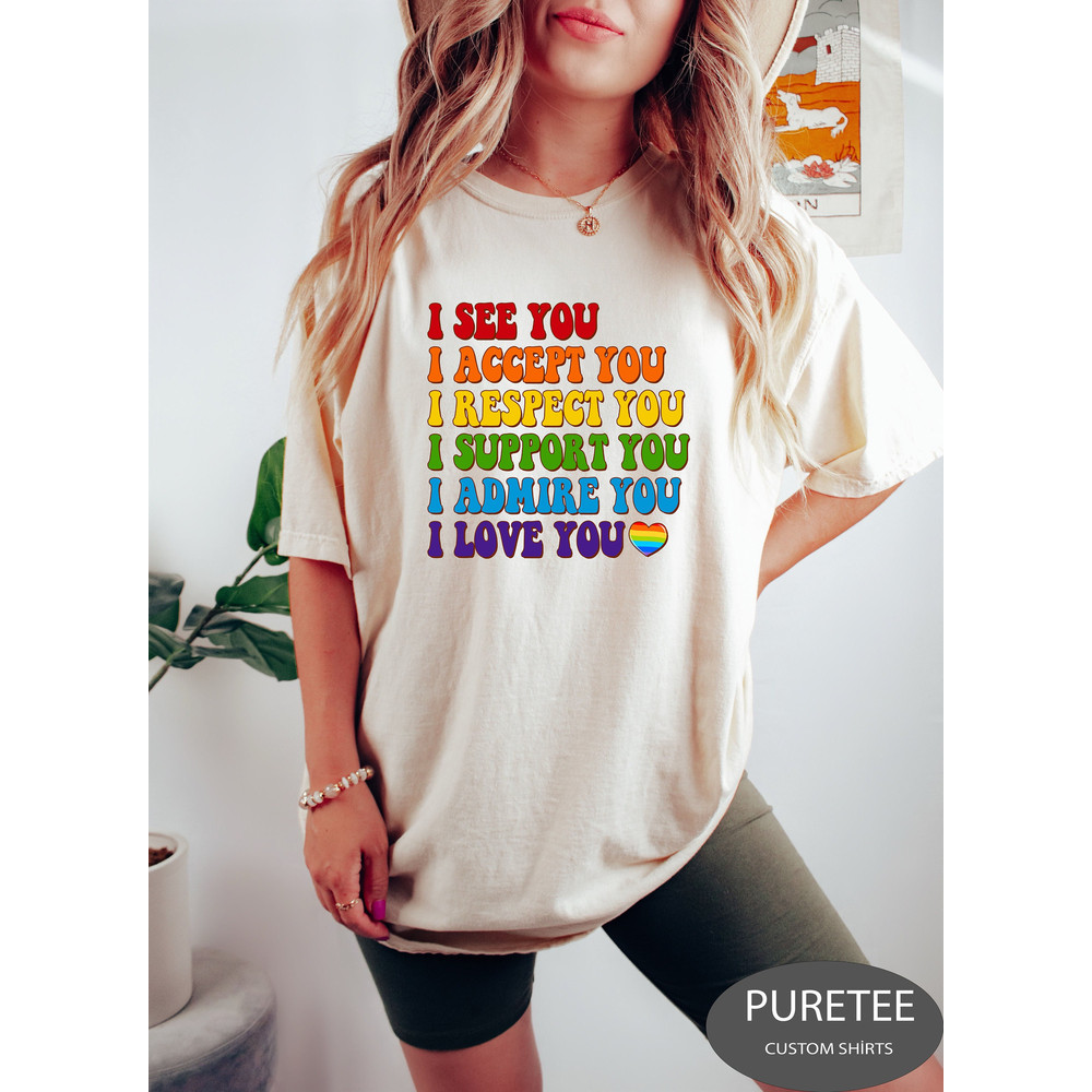 I See You I Accept You I Love You Shirt, Gay Pride Shirt, Pronouns Shirt, Trans Shirt, Lgbtq Shirt, Lgbt Pride Shirt, Pride Month Shirt.jpg