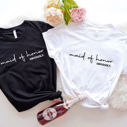 maid of honor shirt, maid of honor era sweatshirt, bridesmaid gift, bridal bachelorette party gift, bridal party shirt,