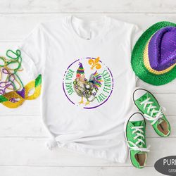 mardi gras chicken sweatshirt, shake your tail feather, mardi gras shirt, fat tuesday, mardi grass festival shirt, new o