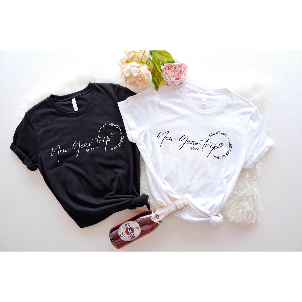 New Year Trip 2024 Shirts, Happy New Year Cruisin Crew, Cruise Ship Vacation Trip, Happy New Year Gift , Cruise Family Shirt.jpg