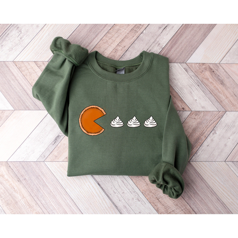 Pumpkin Pie Sweatshirt, Thick Thighs Sweatshirt, Thanksgiving Sweatshirt for Women, Thanksgiving Shirt Fall Sweatshirt, Pumpkin Pie Tshirt.jpg