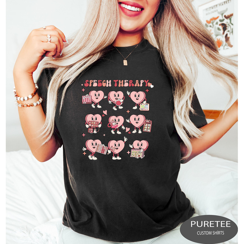 SLP Valentines Day Shirt, Valentines Speech Therapy Shirt, Love Language Tee, Speech Language Pathology Crewneck, Social Life Sweatshirt.jpg