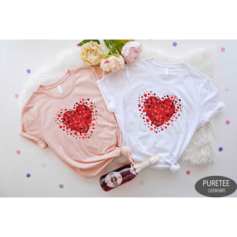Valentines Day Shirts For Woman, 3D Hearts Valentines Day Shirt, Valentines Day Gift, Cute Valentine Shirt, Cheetah Valentines, Heart Shirt.jpg