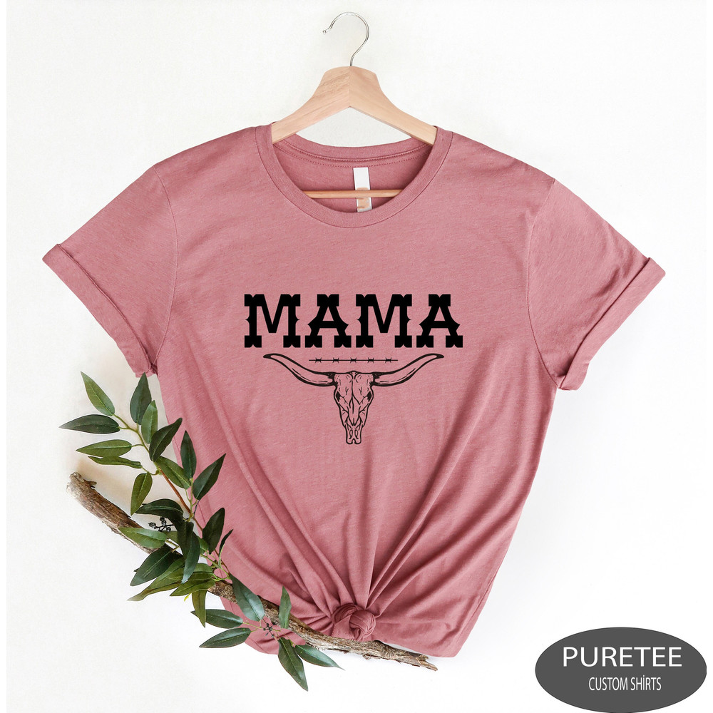 Western Cowboy Mama Shirt, Mom to be Shirt, Western Mama Shirt, Mom Boho Shirt Cute Mom Shirt, Cute Mom Gift, Western Pattern Mama Tshirt.jpg